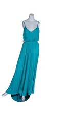 EXPRESS WOMEN'S CUTOUT FACTORY PLEAT SPAGHETTI STRAPS DRESS SIZE SMALL