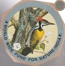 C67 Pronat. Faune. WWF. WORLD WIDE FUND FOR NATURE - INDIA. Diamètre 12.5 cm