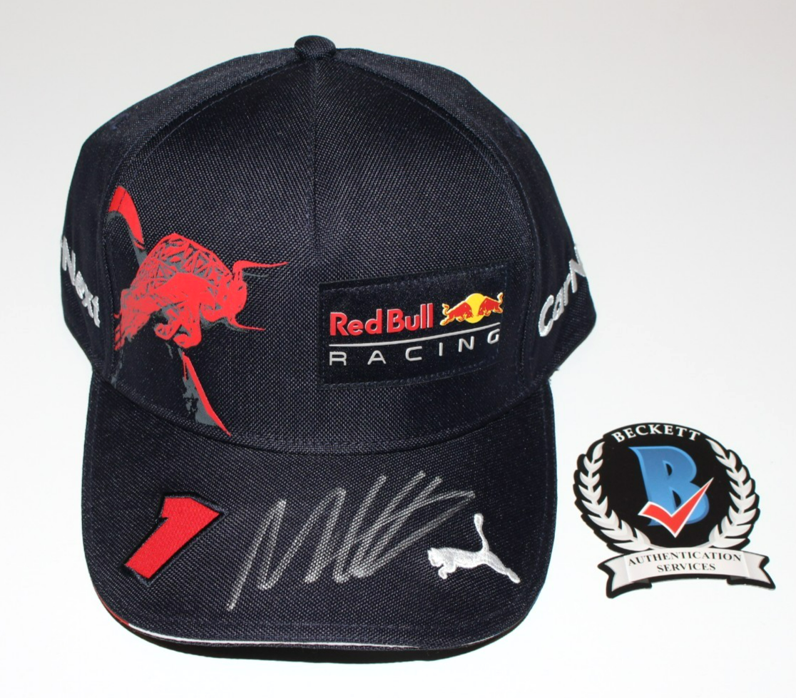 MAX VERSTAPPEN SIGNED OFFICIAL RED BULL RACING F1 FORMULA 1 HAT
