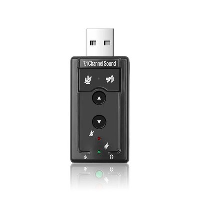 USB Sound Card External Mini Sound Card USB to 3.5mm Interface Stereo Audio