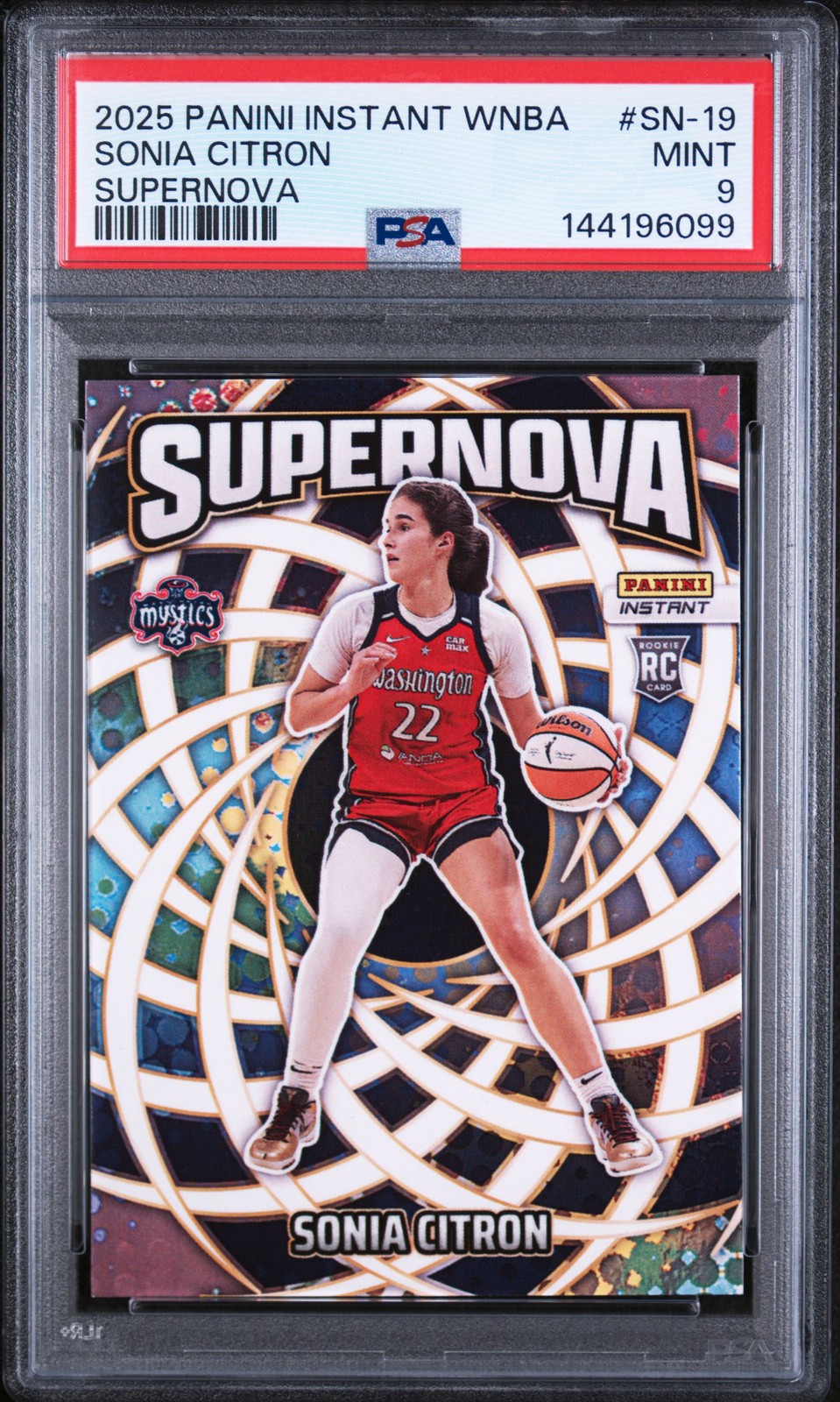2025 PANINI INSTANT WNBA SUPERNOVA #SN-19 SONIA CITRON PSA 9