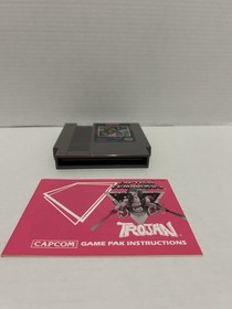 Nes Trojan Complete CIB w/ Game, Box, Manual 5-screw hang tab