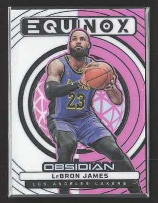 2025 Panini Obsidian Equinox LeBron James #26 Pink /49