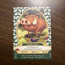 Pumbaa's Odorous Gas 54/70 NM Disney's Sorcerers of the Magic Kingdom Card