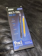 9-in-1 Multitool Pen Set 2PCS By Z001 New