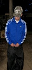 adidas Originals Herren Trainingsjacke Blau/W...