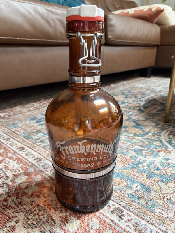 Frankenmuth Brewing Co Beer Growler 2 Liter 