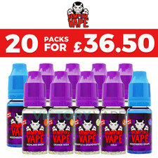 Vampire Vape E Liquid 10ml Vape Juice | 50/50 E-liquid | 20 x 10ml | Heisenberg