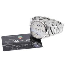 TAG HEUER GRAND CARRERA CAV511B 44mm SS Silver Dial Automatic Chronograph C294