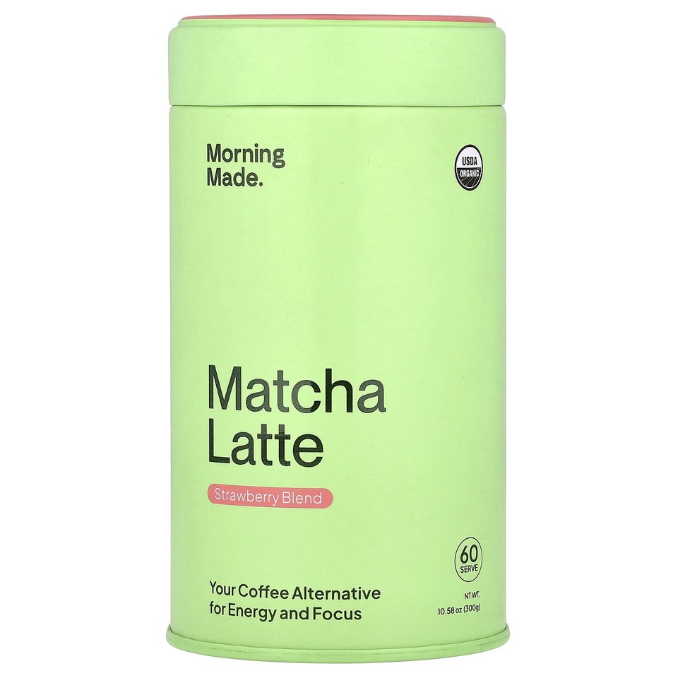 Matcha Latte, Strawberry Blend, 10.58 oz (300 g)