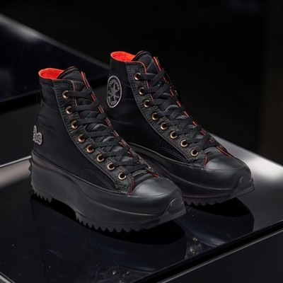  NEW Women's CONVERSE Run Star 'It's Possible' Hike Platform Shoes A01650C Black