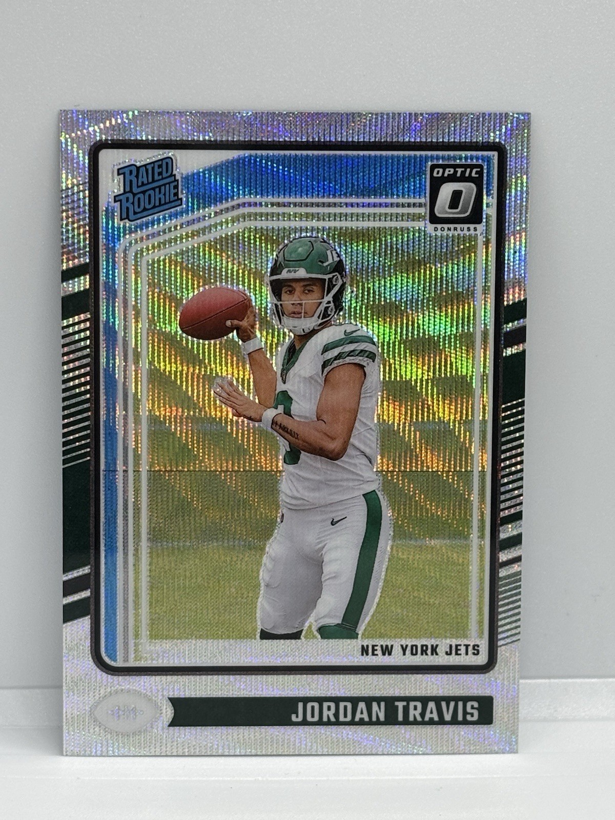 Jordan Travis 2024 Donruss Optic Wave #/300 Rookie #260