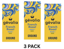 (PACK OF 3}Gevalia French Roast Ground Coffee, 12 oz. Bag 9.78 per pound