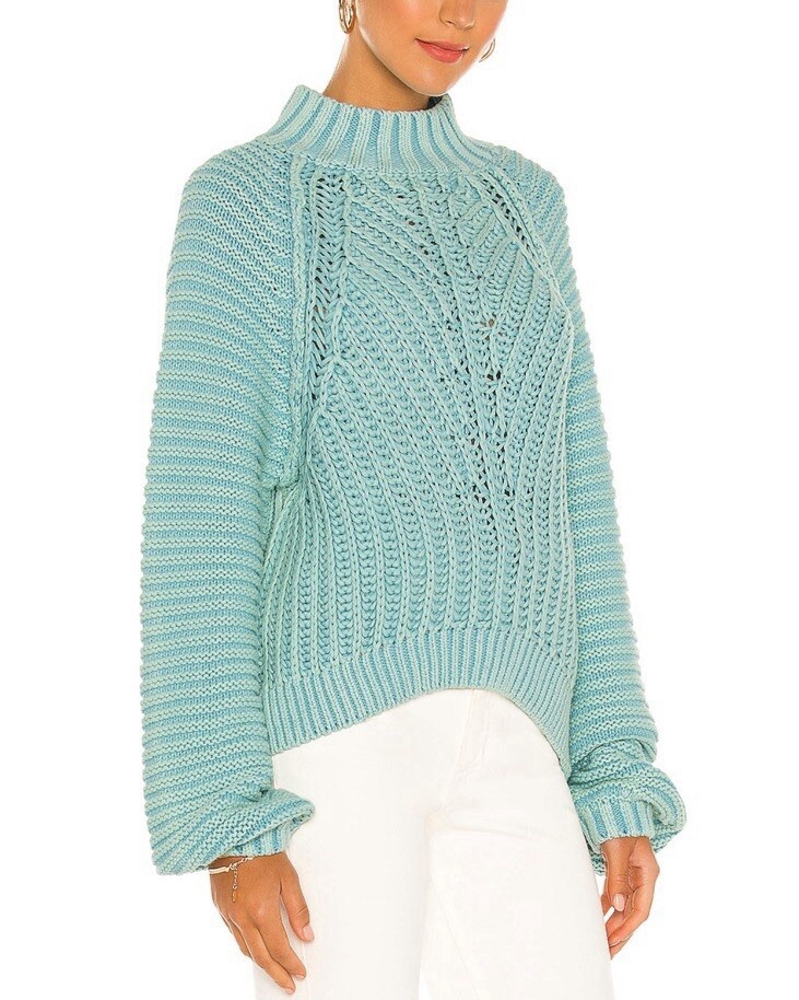 FREE PEOPLE Sweetheart Chunky Knit Sweater M