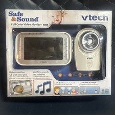 VTech Safe and Sound Full Color Video Baby Monitor Camera VM341 TESTED