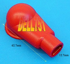 RED RUBBER ANGLED TERMINAL COVER x 2          405N9VO2