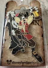Przypinka Disneya Piraci z Karaibów Goofy, Disneyland Paris, edycja otwarta, nowa