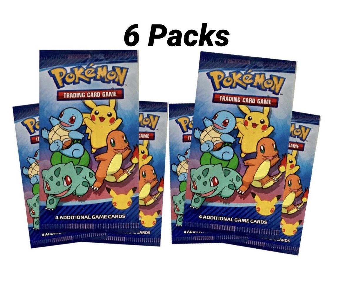 2021 Mcdonalds Happy Meal Pokemon 25th Anniversary 6 Sealed