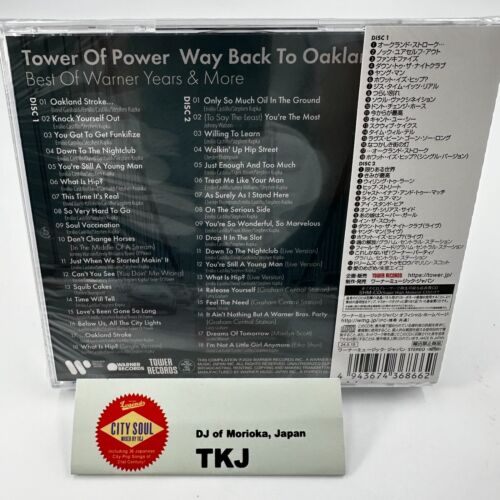 From Japan Tower Of Power/Way Back To Oakland Best Of Warner Years & More 2CD - Picture 2 of 8