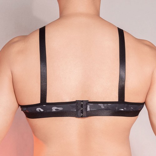 Para hombre Sissy Patrón Sujetador Chaleco y Calzoncillos Ropa Interior Travesti Lencería Conjunto - Imagen 18 de 90