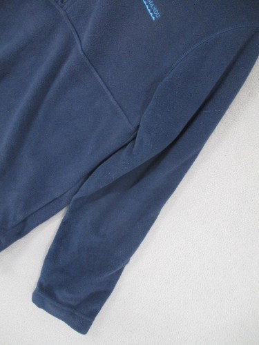 Kathmandu Jumper Kids 10 Years Blue Vintage 1/4 Zip Fleece Jacket Navy Hiking - Picture 4 of 17