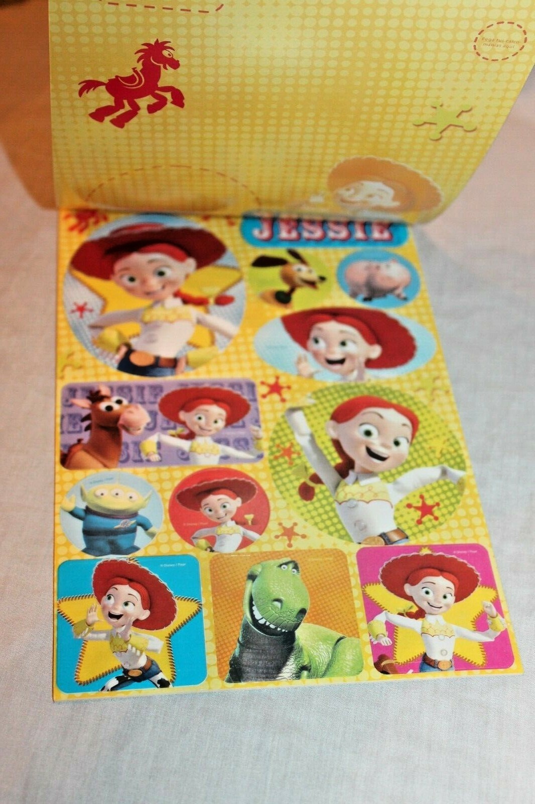 NEW IN PACKAGE TOY STORY JESSIE STICKET BOOK 6- PAGES   PARTY SUPPLIES 