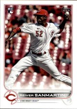 2022 Topps #619 Reiver Sanmartin NM-MT RC Rookie Reds ID:44082