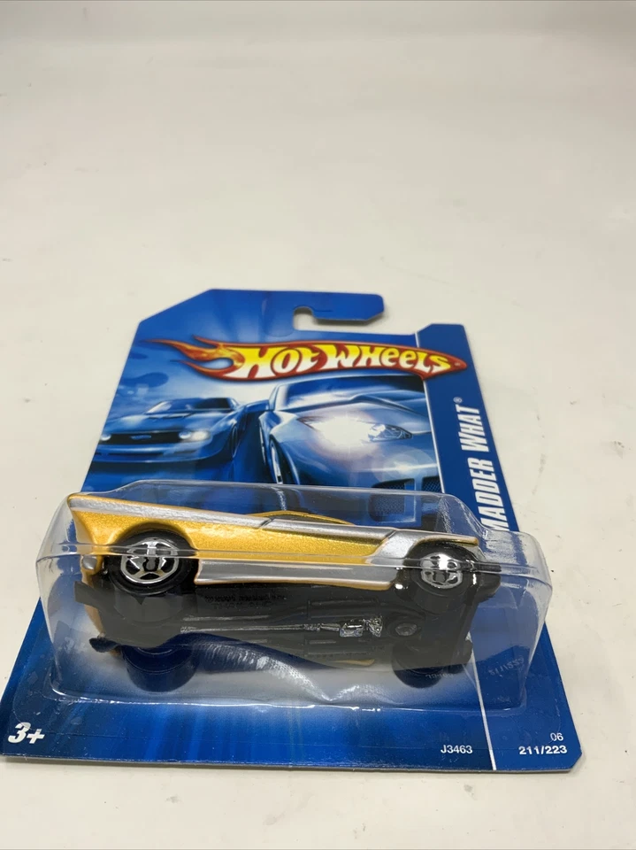 2006 风火轮 #211 黄色 Nomadder What 带 PR5 车轮 — 第 3/4 张图片