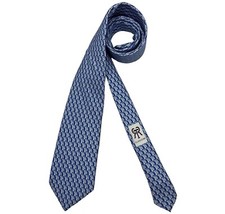 VINEYARD VINES Blue Gladiators Silk DESIGNER Tie HANDMADE USA