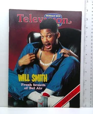 SUNDAY SUN TELEVSION GUIDE MAGAZINE VOL18 #21 JAN 20-28 1991 WILL SMITH COVER