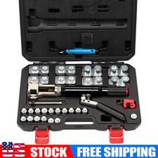 Hydraulic Flaring Tool Kit Double Flaring Tools 33pcs Flaring Dies For 316-12