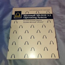 Microsoft MS-DOS 4.01 For Arche Personal Computers 5.25” Brand New Sealed