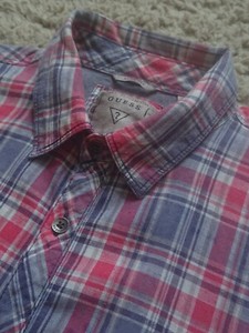 guess checkered shirt