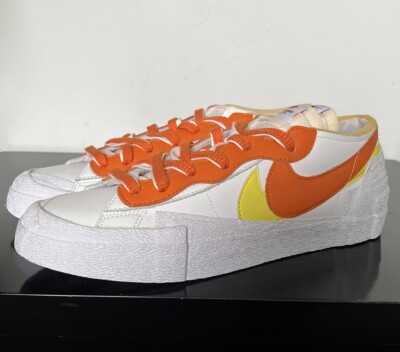 Nike x Sacai Blazer Low ''Magma Orange'' UK Größe 9 DD1877-100