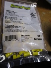 16-14 AWG Blue Nylon Insulated Quick Connect-Double Crimp Male Disconnect QTY 50