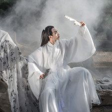 Hanfu Tradisional Cina Practice Costume Martial Arts Costume Performance Costume