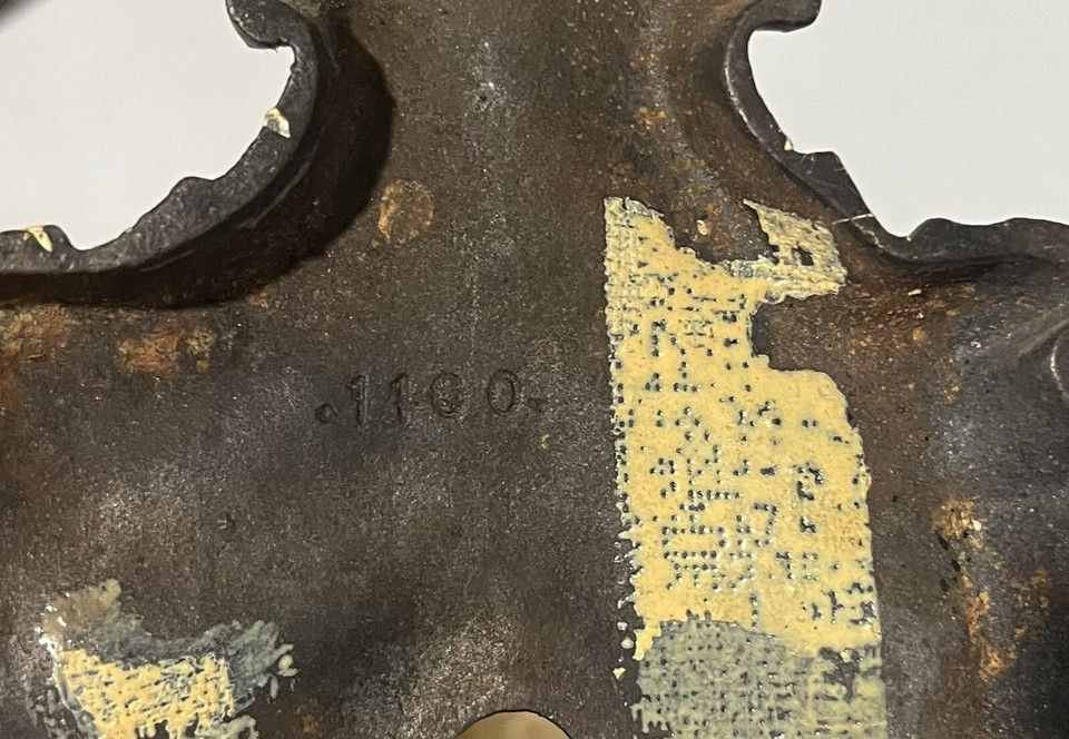 Pair of Antique Cast Iron Candle Wall Sconces eBay