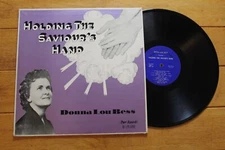 DONNA LOU BESS "HOLDING THE SAVIOUR'S HAND" LP XIAN PRIVATE PRESS VG- INDIANA