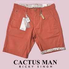 NWT Cactus Man Ricky Singh Men's Stretch Short 9 inseam Baked Clay