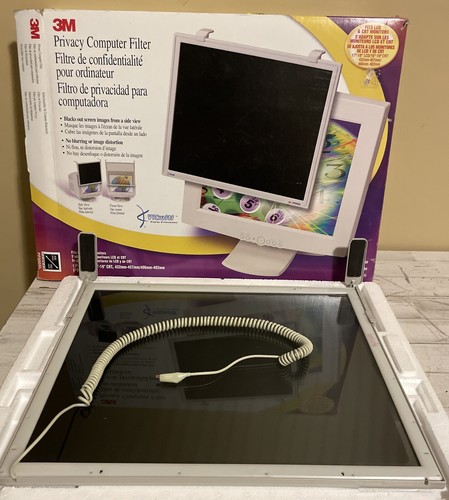 3M PF500XL Privacy Computer Filter Fits 17-18” LCD & 16-19” CRT Monitors - 第 1/4 張圖片