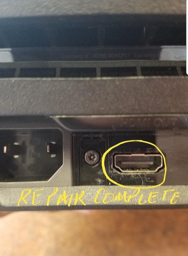 Sony PlayStation 4 PS4 PRO HDMI Port Repair Service (Entire