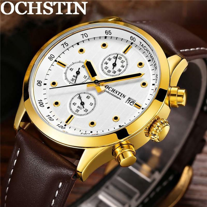 OCHSTIN Luxury Men's Chronograph Wristwatch with Calendar Function