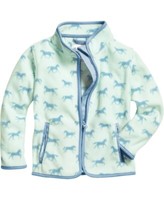 Playshoes Fleece-Jacke Pferde TüRkis Kinder MäDchen Warm GrößE 74-152