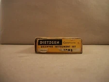 Vintage Dietzgen Constructo Drawing Instrument Set with Box & Case - #1093