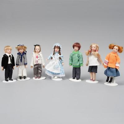 10cm Vintage 1:12 Dollhouse Miniature Mini Doll Model Crafts Dollhouse Child ss