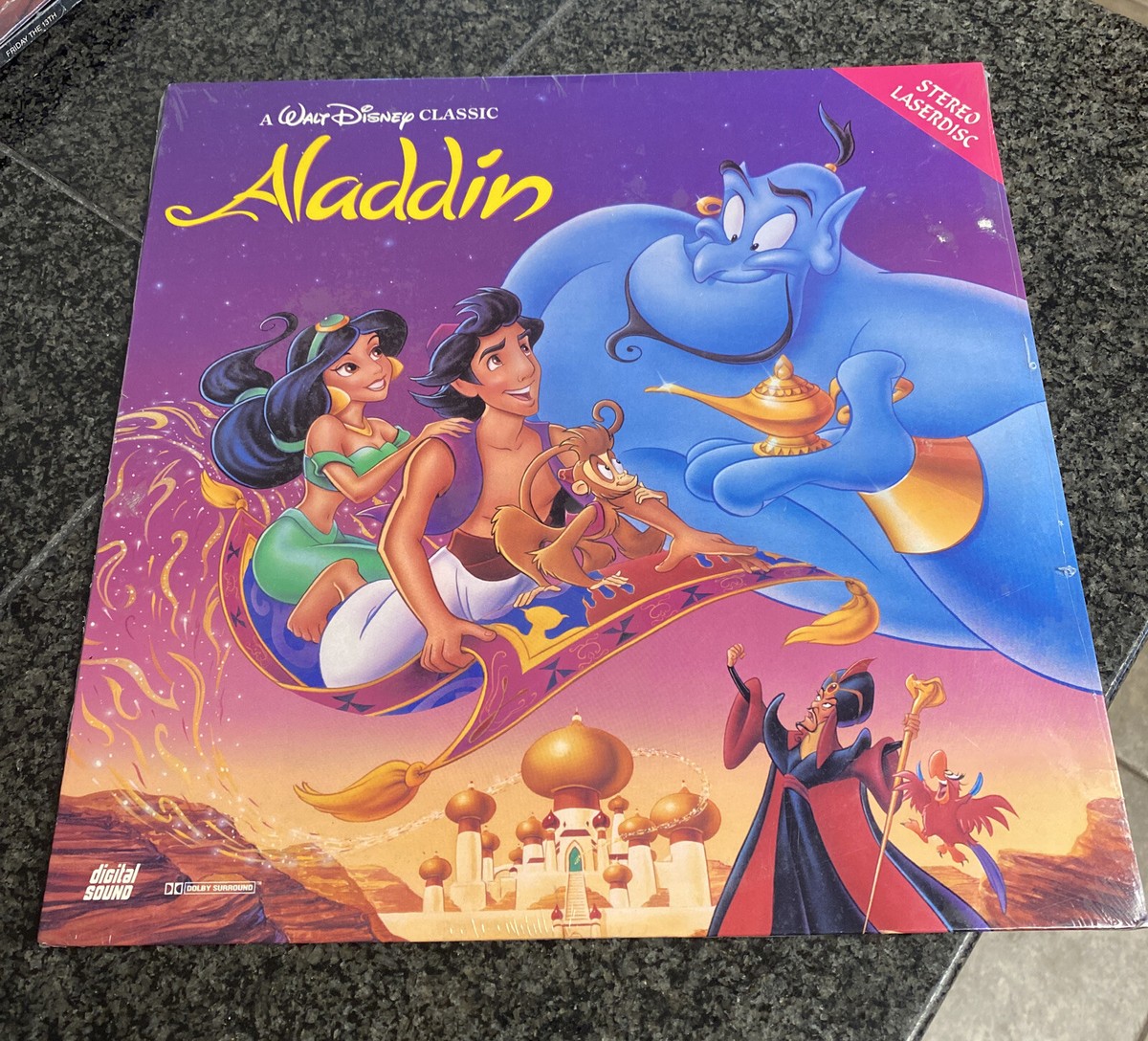 Walt Disney's ALADDIN Laserdisc Stereo LD BRAND NEW SEALED