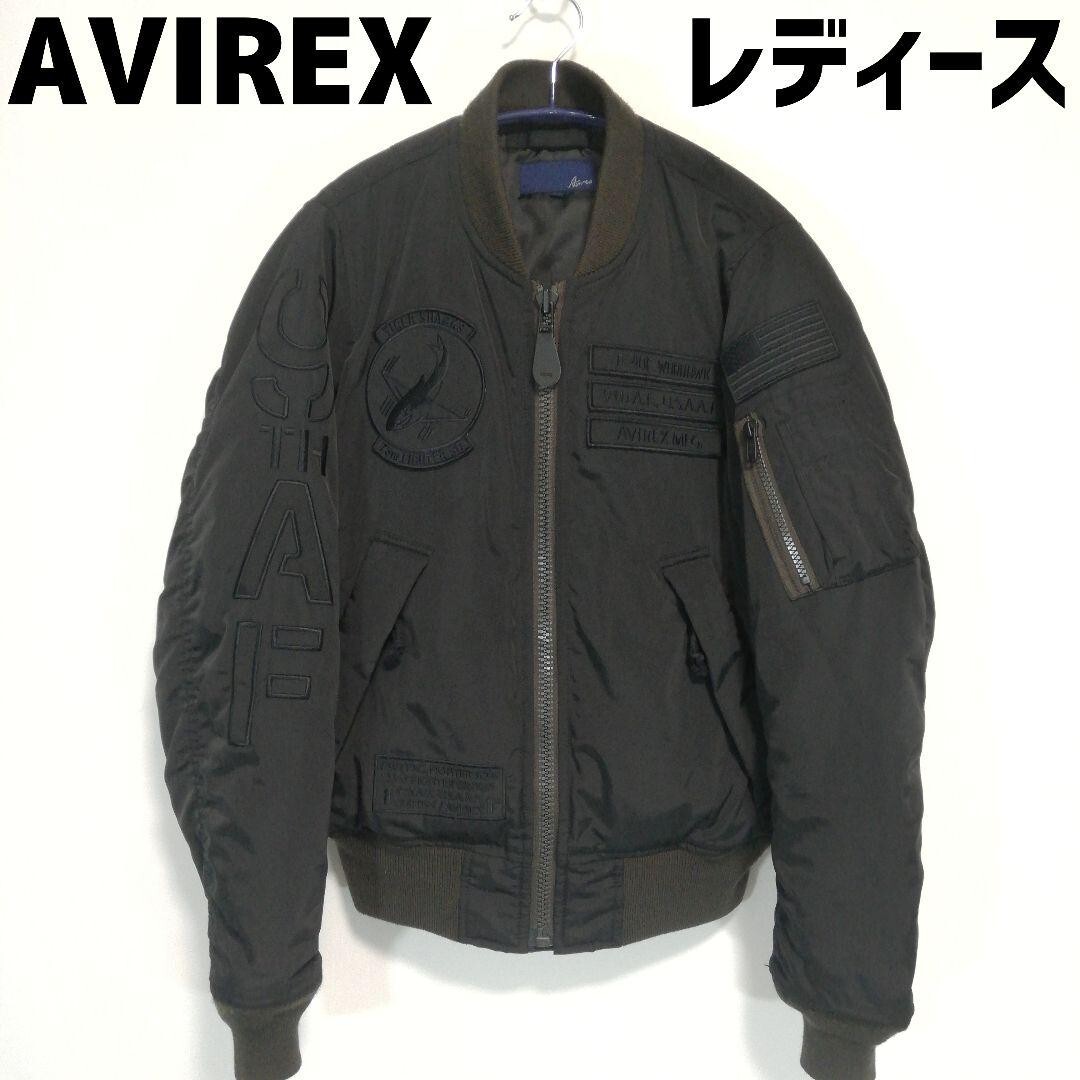 AVIREX Type MA-1 jacket Black Size M free shippping from JP
