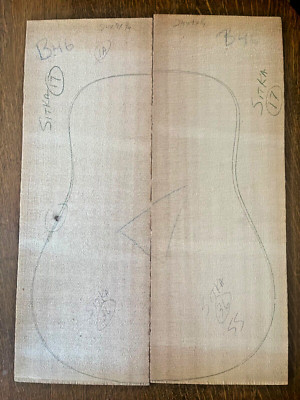 Sitka Spruce Guitar Top for Dreadnaught Guitar, 30 Yr Old Top