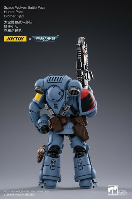 Joytoy×Warhammer SPACE WOLVES HUTER PACK JOYTOY x Warhammer 40k Space Wolves Battle Pack Hunter Pack 1/18