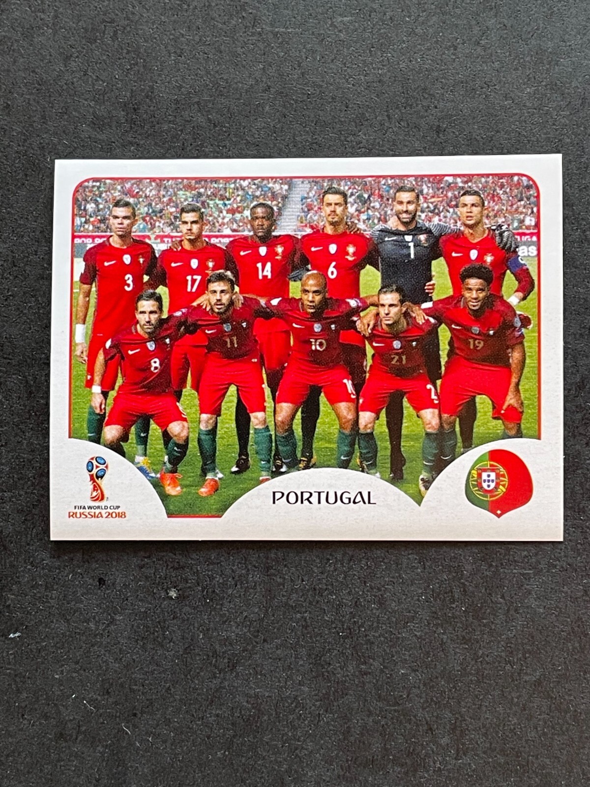 2018 Panini FIFA World Cup Russia Stickers Portugal POR Team